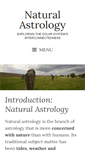 Mobile Screenshot of naturalastrology.com